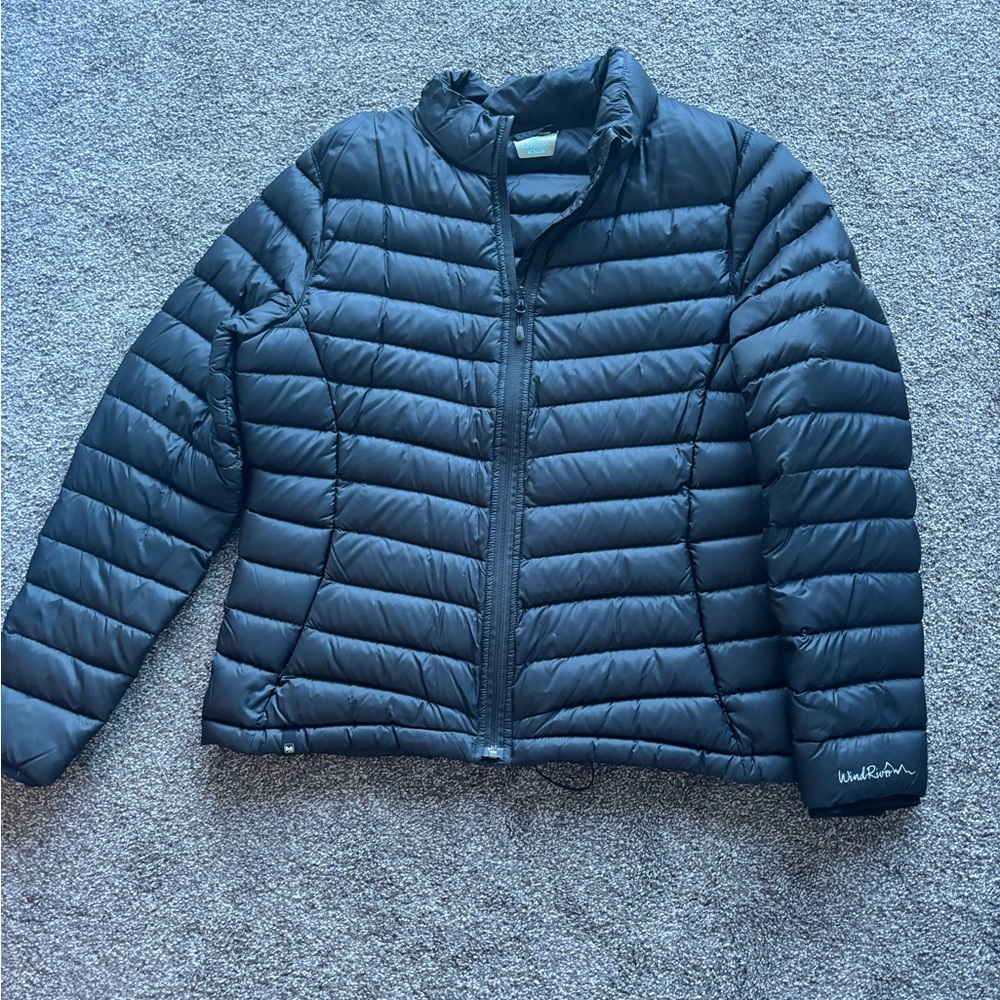 Wind River Quilted Black Puffer Jacket